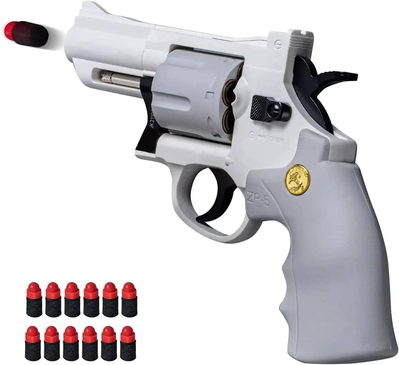 2024 ZP5 357 Revolver Soft Dart Blaster - іграшкова рушниця