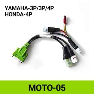 Kawasaki OBD2 Diagnostic Connector Cable - сумісність 1-6P, 2-4P