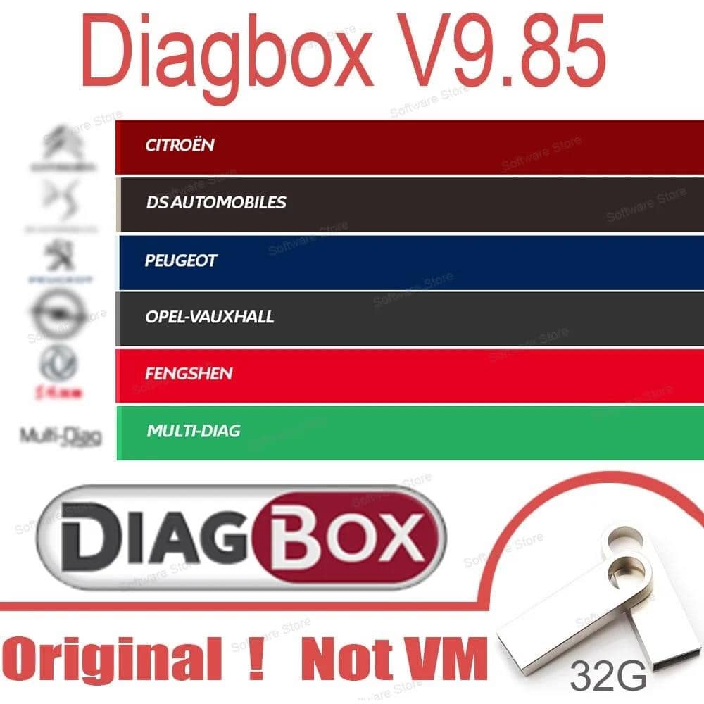 Програмне забезпечення Diagbox V9.85 для Peugeot і Citroën