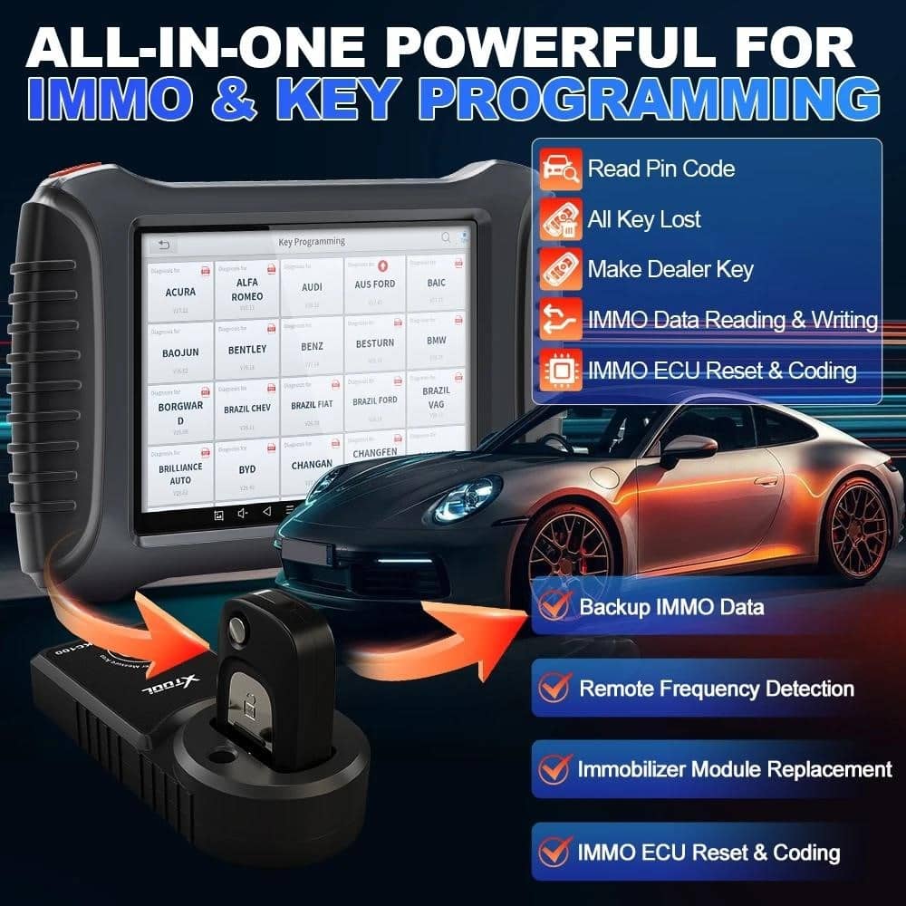 2024 XTOOL X100 PAD3 Останній програматор ключів OBD2 для